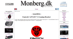 Desktop Screenshot of monberg.dk