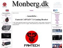 Tablet Screenshot of monberg.dk